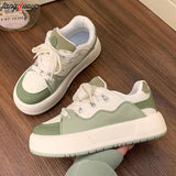 sneakers Women's Shoes Training Retro Spring New Thick-soled Students Casual All-match Niche Sports Trend Sneakers