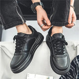 Men Skateboarding Shoes Comfortable Thick Bottom Platform Casual Shoes Men Vulcanized Shoes Sneakers Student