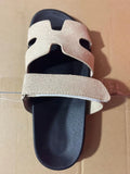 Breakj The New Summer Slippers Are Velcro Solid Color Casual