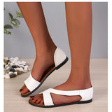 New Women Flat Sandals Summer Outdoor Open Toe Casual Rome Sandals Comfortable Beach Ladies Sandals Sandalias Mujer Size