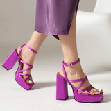 High Heels Women Sandals 2023 Spring Summer Brand New Dropship Walking Comfy Fashion Office Lady Women Shoes