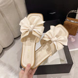 Women Slippers Summer Sandals Casual Flat Shoes Female Bowknot Casual Summer Shoes for Women Flip Flop Flats Chaussure