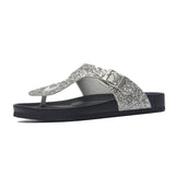 New Women Flip Flops Slippers 2023 Casual Summer Beach Print Slip on Outside Slides