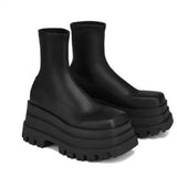 Gothic Style Motorcycle Boots Vampire Cosplay Knee-high Boots 2023 Winter Street Cool Punk Comfy Women