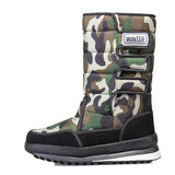 Men's Boots -40° Warm Mid-calf Snow Boots Men Winter Shoes Thicken Plush Comfort Non-slip Platform Booties Plus Size Man