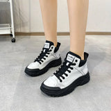 Running Shoes for Women 2023 Authentic Leather Platform Sneakers Femme Flats Tennis Female Casual Sports Girls