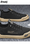 Men's Breathable Canvas Shoes Classic Casual Shoes for Men Comfortable Elastic Band Ice Silk Men's Sneakers Summer New Men