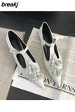 Tassel Flats Shoes Women Pointed Toe Mary Jane Shoes British Style Oxford Female Ballet Casual Loafers Ankle Strap