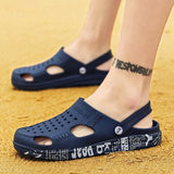 Breathable 5 Men Zuecos Hombre Cholas Slip On Outdoor Mens Rubber Beach Sandals Summer Shoes Garden
