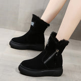 Bottom Side Chain Warm Comfortable Snow Boots for Women In 2024 Winter New Fashion Casual Casual Short Boots for