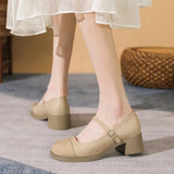 Breakj Wind Small Leather Shoes Female Color 2023 Autumn New Big Head Single Shoes Jk Loafer Shoes Platform Mary Jane Women's