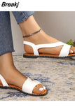 Shoes on Sale 2023 New Summer Women's Sandals Bohemian Flat Casual Shoes Outdoor Comfortable Beach Ladies Sandals