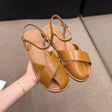 Sandals Women Rome Shoes Beach Flats Slides Summer New Trend Fashion Women Shoes Slippers Open Toe Zapatos Mujer