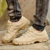 Men Military Combat Boots Waterproof Hiking Travel Shoes Work Shoes Army Tactical Shoes breathable Man Sneakers Desert