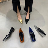 Women Fashion Sweet Silver High Heel Sexy Pumps Thin Heels Party Dress Female Shoe Mujer Women's