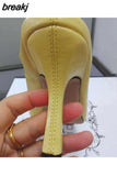 Square Toe High Heels Pumps Women Autumn Shoes Party Dress 2023 Spring Footwear Retro Female Work Pumps Zapatillas