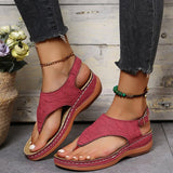 fashion wedge heel women's sandals summer women's light high heels beach sandals women's slope heels