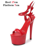 Stripper Heels Women Shoes Sexy Show Sandals Party Club Platform Stiletto High-heeled Pole Dance Prom Dress Shoes