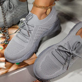 Women Sneakers Breathable Casual Women Sports Shoes Lace Up Ladies Flats Female Summer Vulcanized Running Zapatillas De