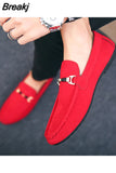 Loafers for Men Soft Driving Moccasins High Quality Flats Male Walking Shoes Suede Casual Loafers Summer Men's
