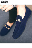 Loafers for Men Soft Driving Moccasins High Quality Flats Male Walking Shoes Suede Casual Loafers Summer Men's