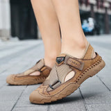 Men Sandals Non-slip Summer High Quality Outdoor Beach Slippers fashion Casual Shoes Cheap Men's shoes Water Shoes