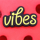 PVC Croc Shoe Charms Match Pepper Nuts Vibes Sandals Decorations Accessories Shoes Ornament for Jibz Kids Party