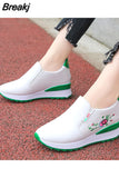 Casual Women Shoes Comfortable Sneakers Orthopedic Platform Outsole Footwear Walking Running Shoes Fashion Embroid