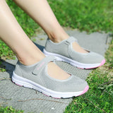 Breakj 2023 New Old Shoes Light Casual Shoes Comfortable Walking Women's Shoes Magic Sticker Mom Shoes 35-42