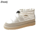 Female Winter Keep Warm Women Boots Keep Warm Waterproof Snow Boots Internal Increase Boots Thigh High Flat
