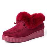Winter Women boots Fashion Snow Boots Women Casual Ankle Boot Warm Platform Cotton Shoes Slip on Ladies Flat Short