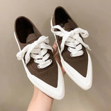 New Women Canvas Sport Casual Shoes Spring Flats Sneakers Running Shoes Ladies Shoes Loafers Pointed Toe Mujer Zapatos