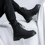 Breakj Martin Boots Male Autumn And Winter Long Tube Overalls Net Red High Street Soft Leather British Yuppie Male Boots