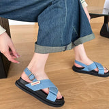 Size 35-39 Women Wedges Heel Sandals Rome High Heels Summer Shoes Woman 2023 Fashion Platform Sandal Luxury Brand