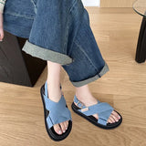 Size 35-39 Women Wedges Heel Sandals Rome High Heels Summer Shoes Woman 2023 Fashion Platform Sandal Luxury Brand