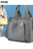 Fashion Canvas Women Crossbody Bag Simple Large Capacity Storage Shoulder Bags Multiple Pockets Female Shopping