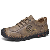 Comfortable Men Casual Shoes Loafers Men Shoes Quality Split Leather Shoes Men Flats Hot Sale Moccasins Shoes Plus