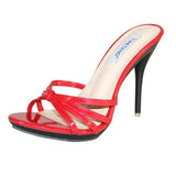 Women Slippers Popular Fashion Summer Women Mules Casual Female Shoes Pumps High Heels 11CM Peep Toe Slipper Stilettos