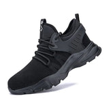 Safety Work Shoes Steel Toe Kevlar Puncture-Proof Anti-Smashing Men Ankle Boots Protective Sneakers Casual Leather