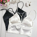 Crop Top Casual Strap Vests Wrap Chest Underwear Padded Bra New Crop Top Party Club Bustier Bra Backless Bandage