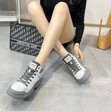 Running Shoes for Women 2023 Authentic Leather Platform Sneakers Femme Flats Tennis Female Casual Sports Girls