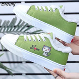 Spring Tennis Female Lace-up White Shoes Woman Luxury PU Leather Platform Solid Color Ladies Autumn Casual Elegant