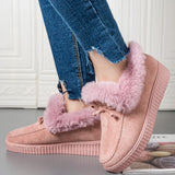 Winter Women boots Fashion Snow Boots Women Casual Ankle Boot Warm Platform Cotton Shoes Slip on Ladies Flat Short