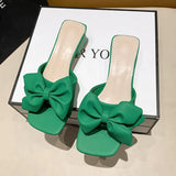 Size Women's Shoes 35-42 Summer Outer Wear Flat Slippers Wide Sandals Slippers Rhinestone Fashion Home