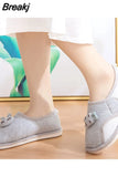 Women's Memory Foam Diabetic Slippers Comfy Cozy Arthritis Edema House Shoes Adjustable Closed Toe Indoor Outdoor