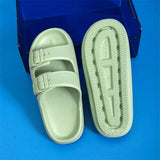 Thick Platform Slippers Women Summer Beach Eva Soft Sole Slides Sandals Woman Indoor Bathroom Anti-Slip Cloud
