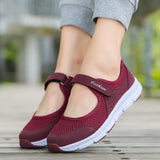 Breakj 2023 New Old Shoes Light Casual Shoes Comfortable Walking Women's Shoes Magic Sticker Mom Shoes 35-42