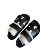 Breakj The New Summer Slippers Are Velcro Solid Color Casual