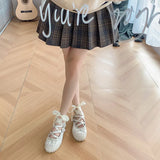 Mouth Simple Silver French Small Fragrance Flat Mary Jane Shoes Women 2024 New Autumn Winter Retro Light Mouth