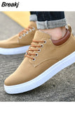 Men Canvas Shoe Casual Sneaker for MenLight Slip-on Vulcanized Comfortable Male Flats Loafers New Black Trainers Zapatos